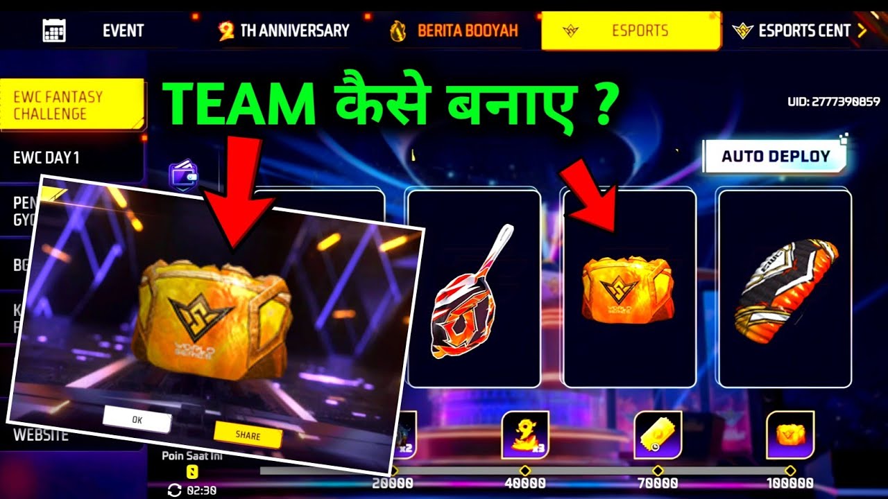 How to Complete the EWC Event?