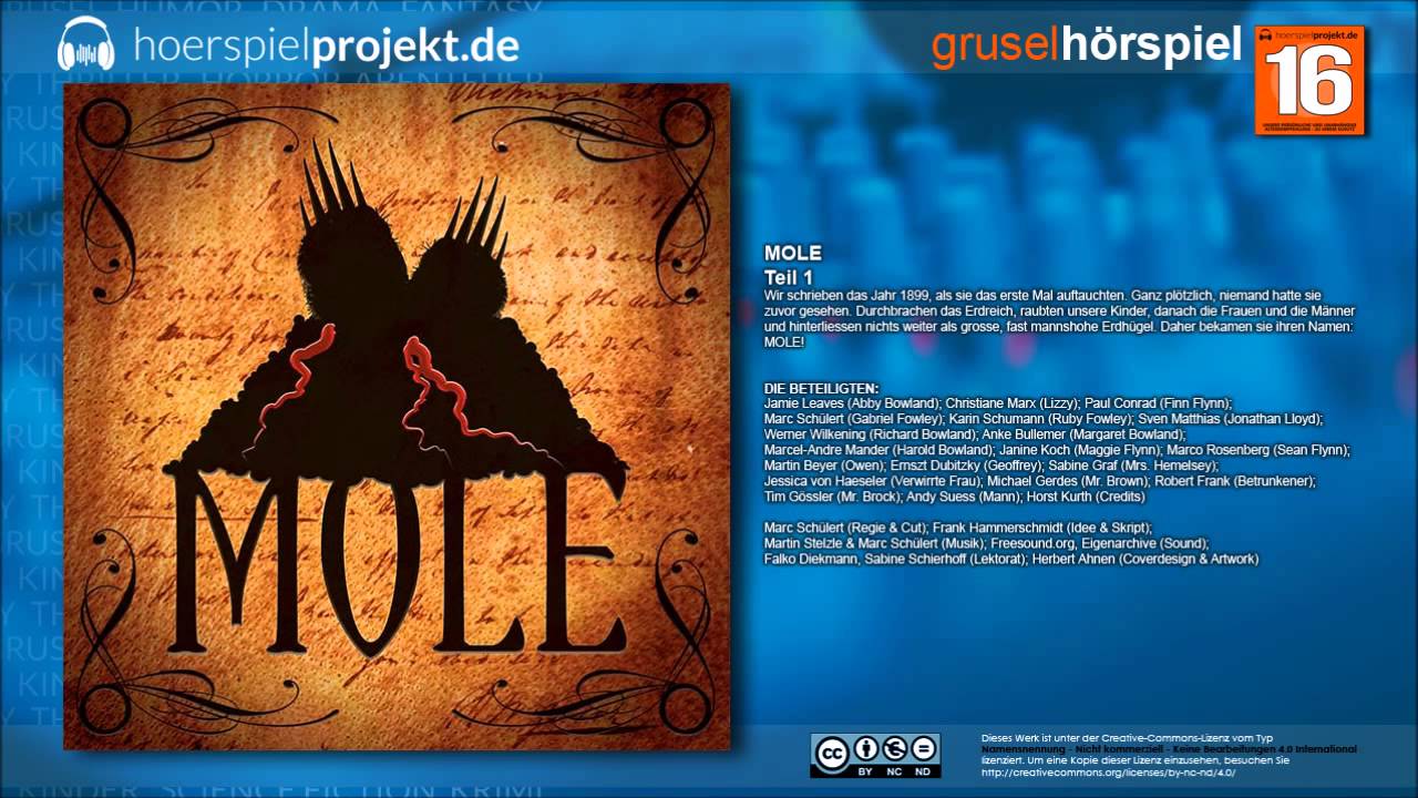 Mole - Folge 1 (Grusel / Horror / Hörspiel / Hörbuch / Komplett)