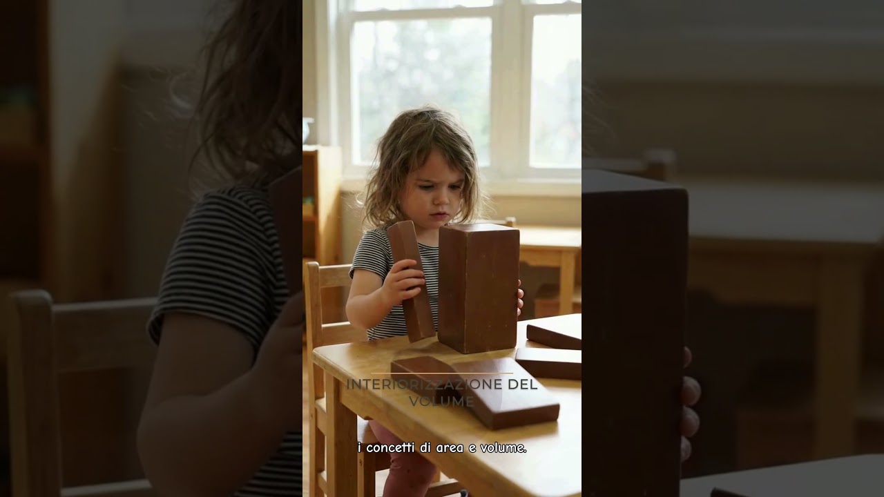 La scala marrone Montessori