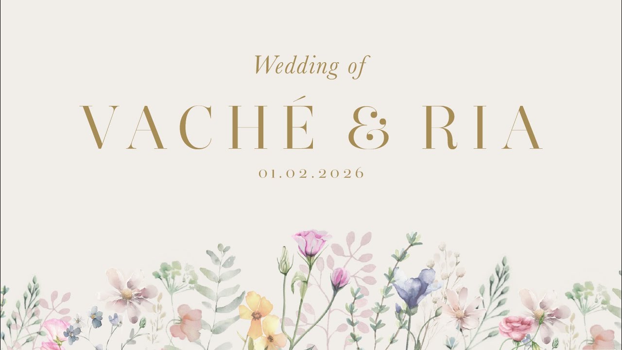 Hochzeit Vaché und Ria - 1. Februar 2026