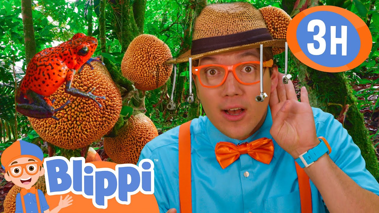 Blippi Learns About Jungle Animals |  Blippi and Meekah Best Friend Adventures | Educational Videos