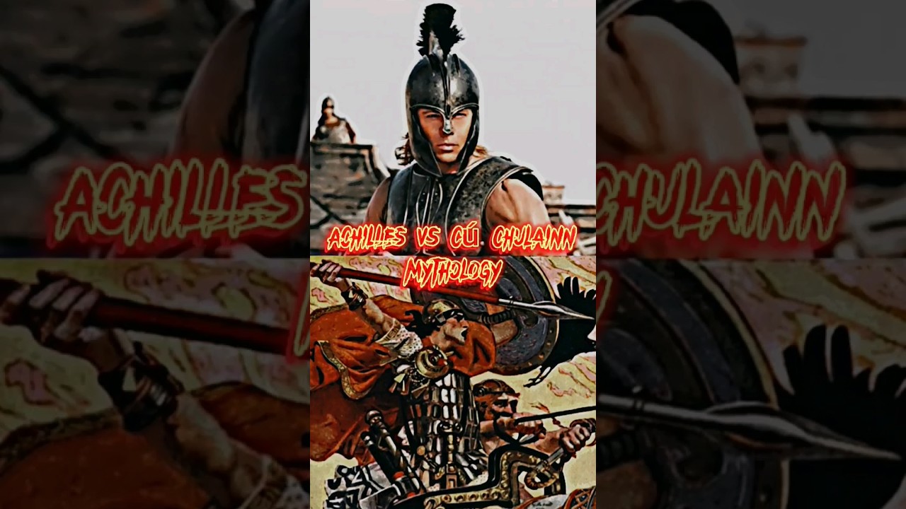 achilles vs c&uacute; chulainn #shorts #mythology #smite #troy #1v1