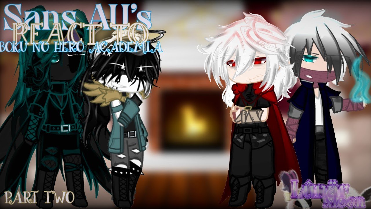 𓆩⟡𓆪 ── SANS AUS REACT TO 𝘼𝙉𝙄𝙈𝙀𝙎 → PART TWO ● MHA 【 Lûnär Møøn [🎗️👑] 】