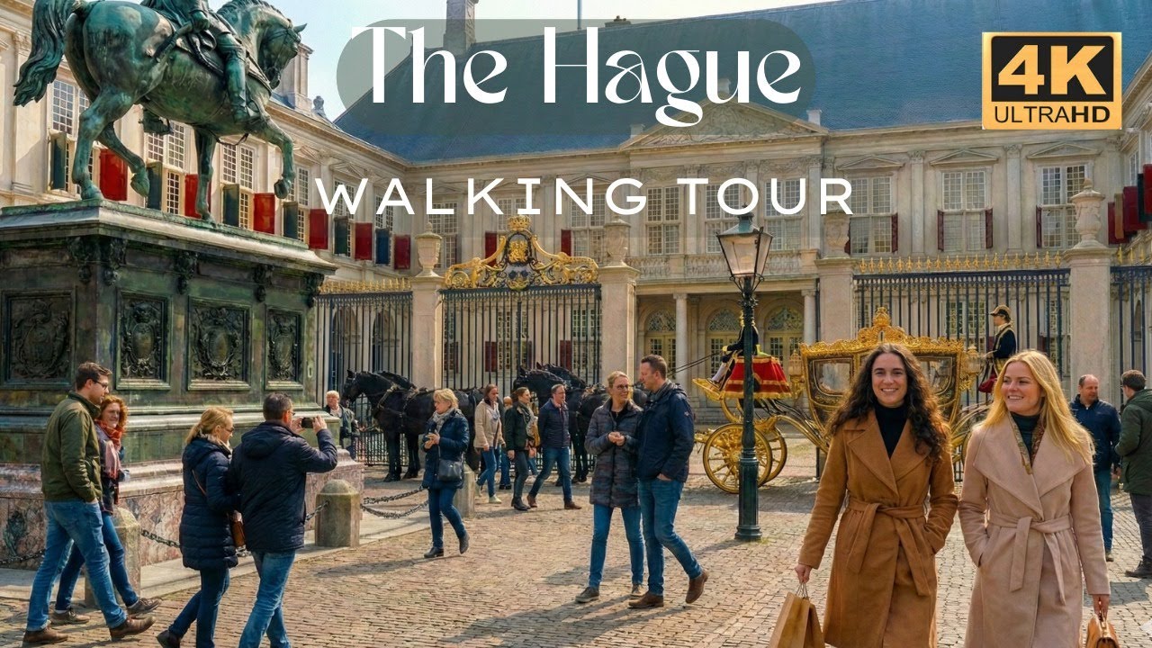 👑The Hague Walking Tour 2026: Royal City Center  | Netherlands [4K 60fps]
