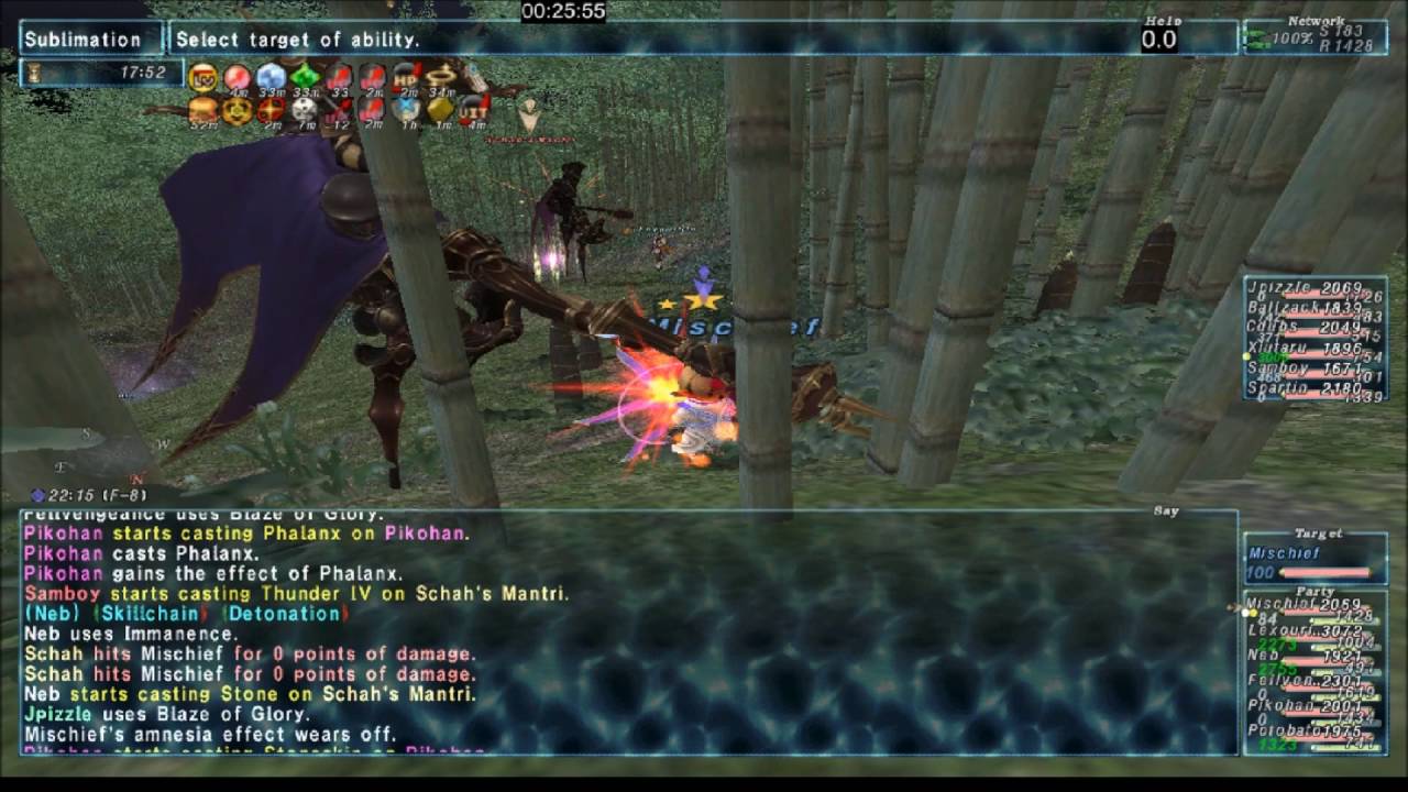 FFXI - Schah vs. Mana Wall