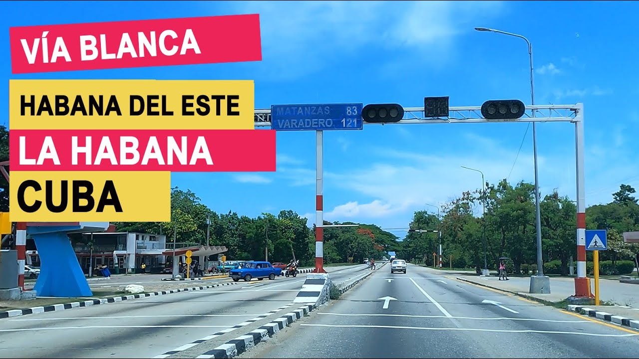 Manejando por Via Blanca desde la Rotonda de Cojimar al Intermitente de Guabano Cuba