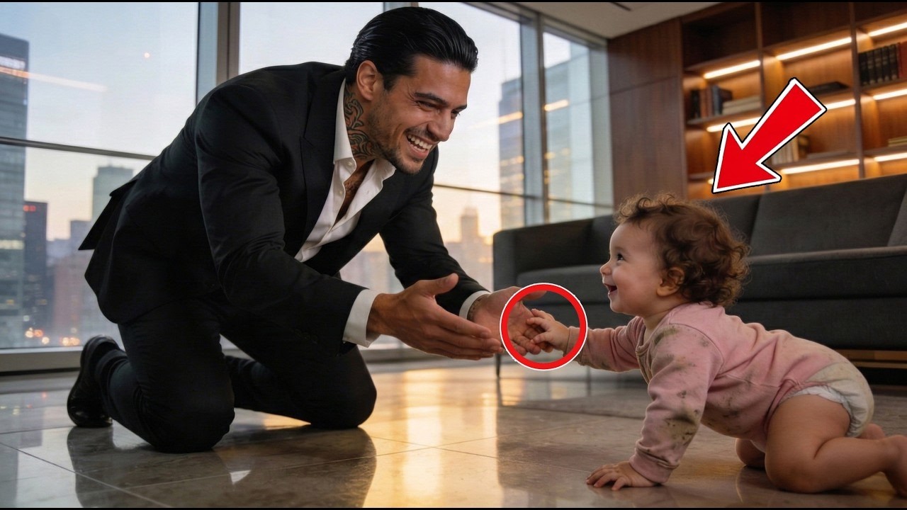 Baby der armen Magd krabbelt ins Büro des Mafia-Bosses – Seine Reaktion rührt alle