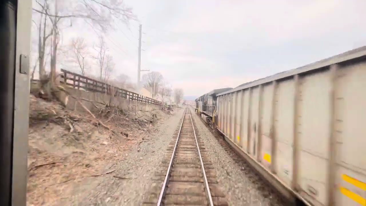 Путешествие по знаменитому изгибу подковы на поезде Pennsylvanian компании Amtrak из Алтуны в Кре...