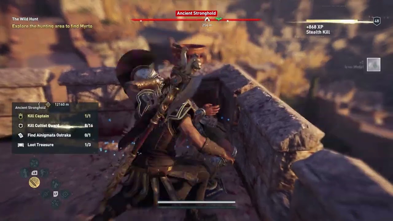 Fighting The Cultist Guards In Ancient Stronghold || Eagle Bearer || Assassins Creed Odyssey