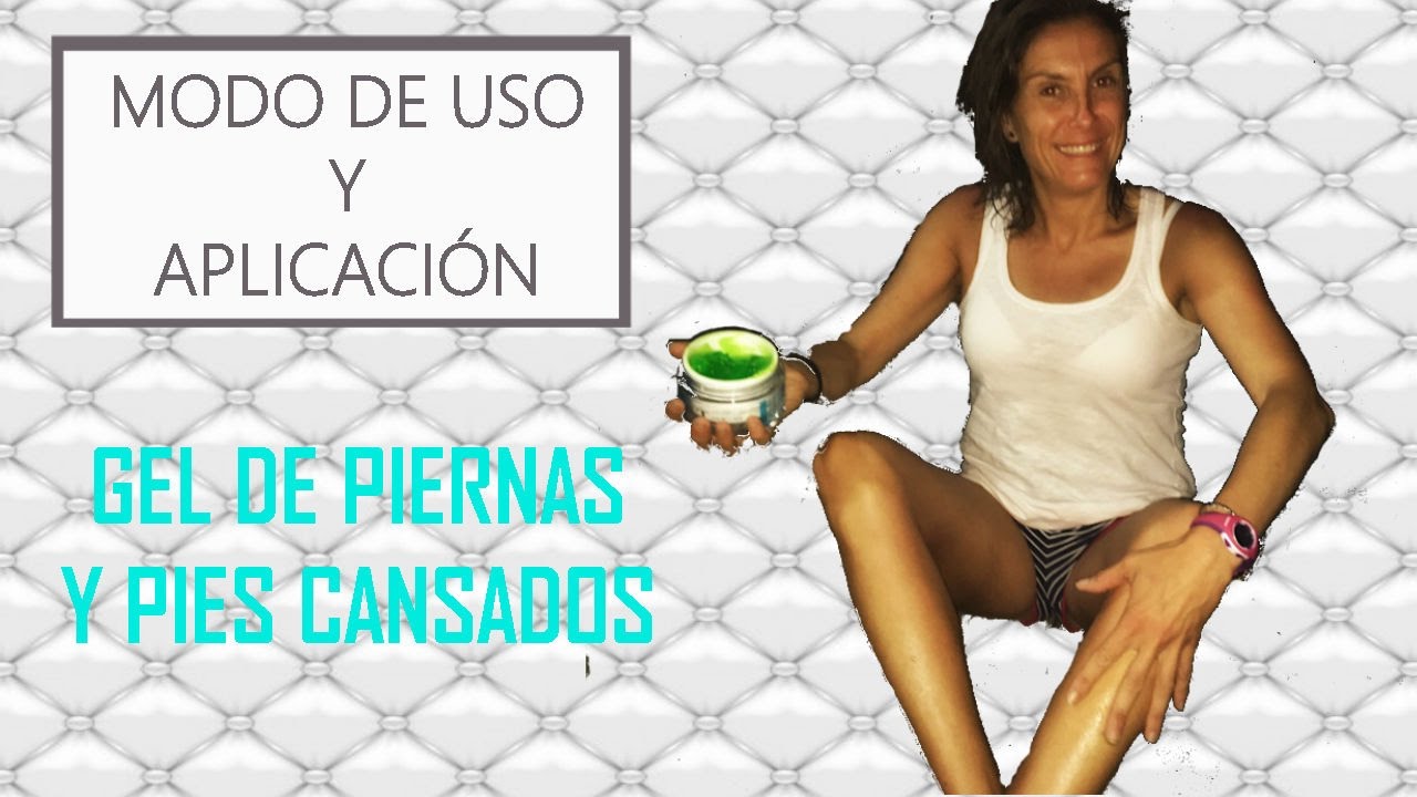 Gel para pies y piernas cansadas