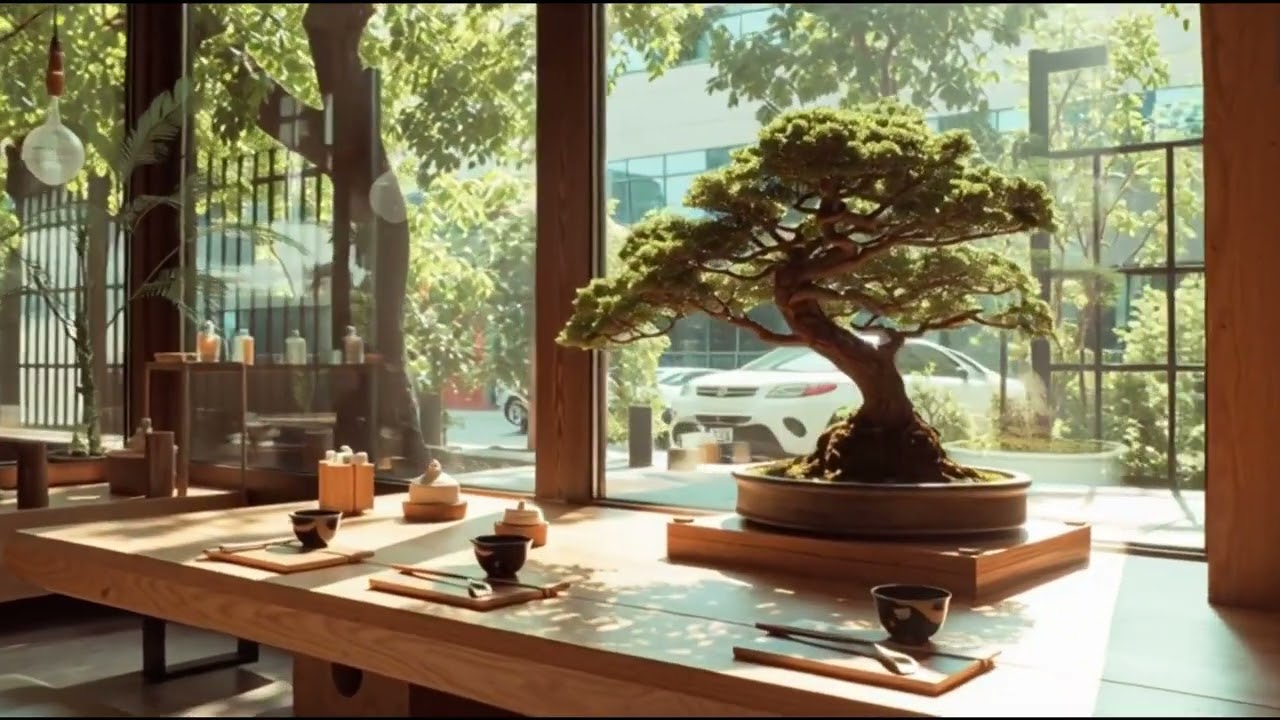 Zen Garden Café 🌿 Peaceful Bossa Nova for Deep Focus & Relax