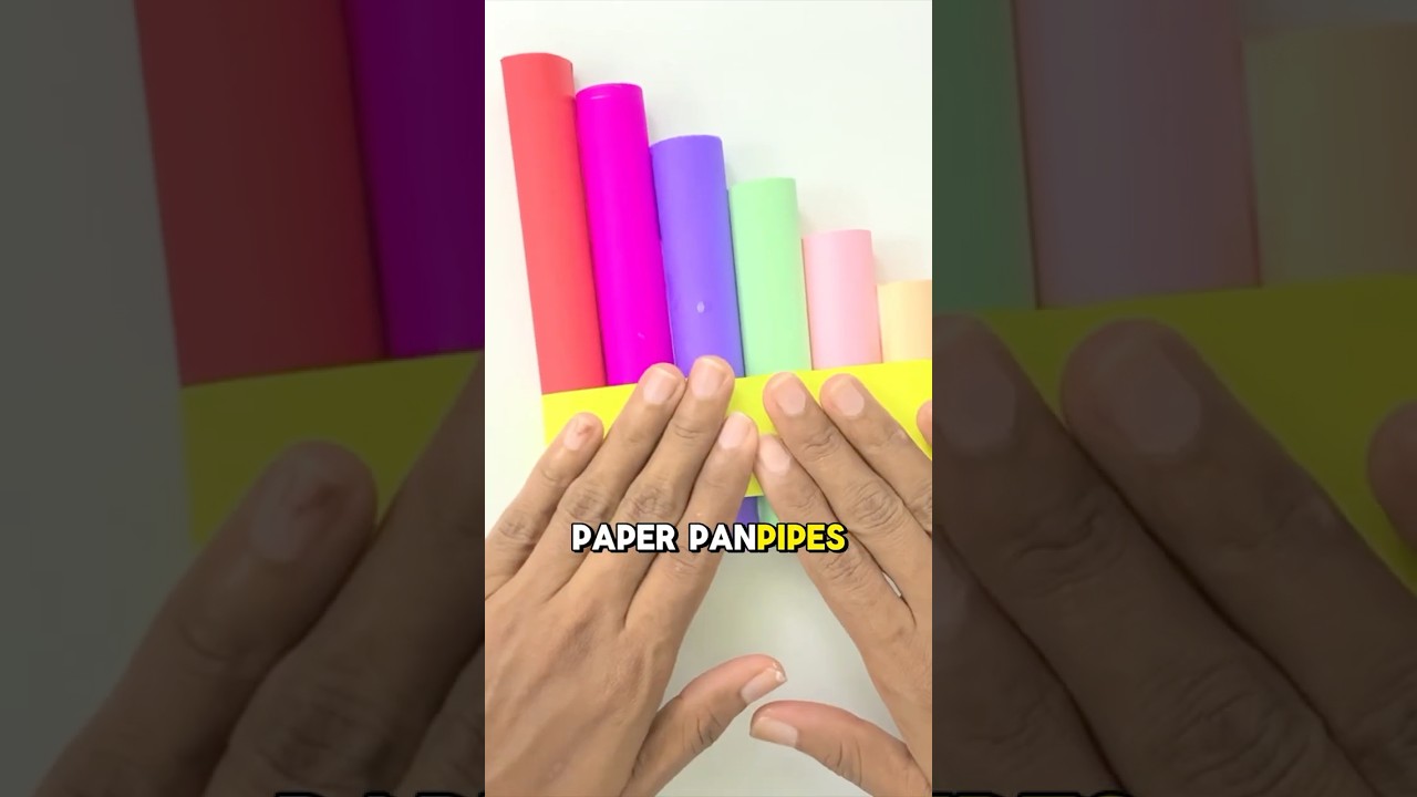Бумажные флейты Пана своими руками — простое руководство