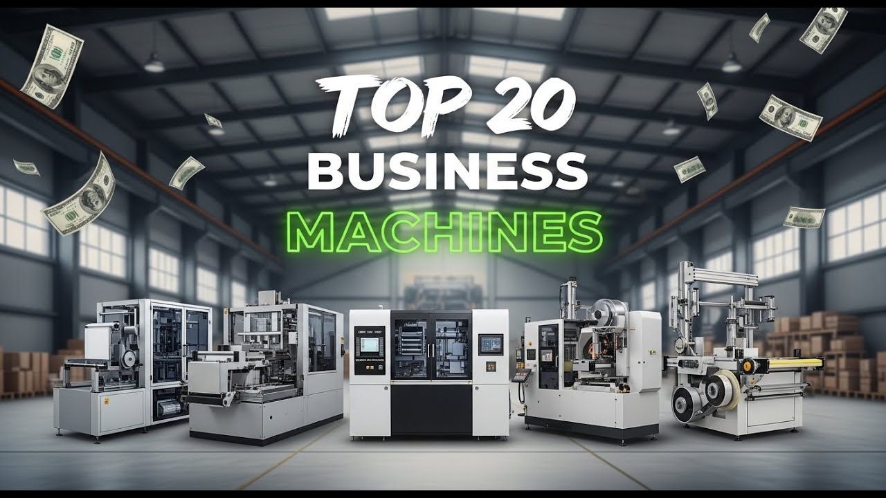 These 20 Compact Business Machines Are Quietly Printing Money in 2025 | Smart Manufacturing Ideas