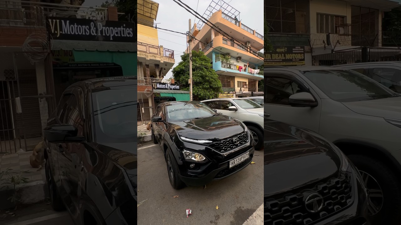 Second hand HARRIER for sale🔥| black harrier dark edition | used car second hand car delhi #usedcar