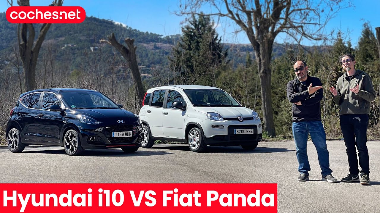Fiat Panda contra Hyundai i10 2024 | Comparativa / Test / Review en espa&ntilde;ol | coches.net