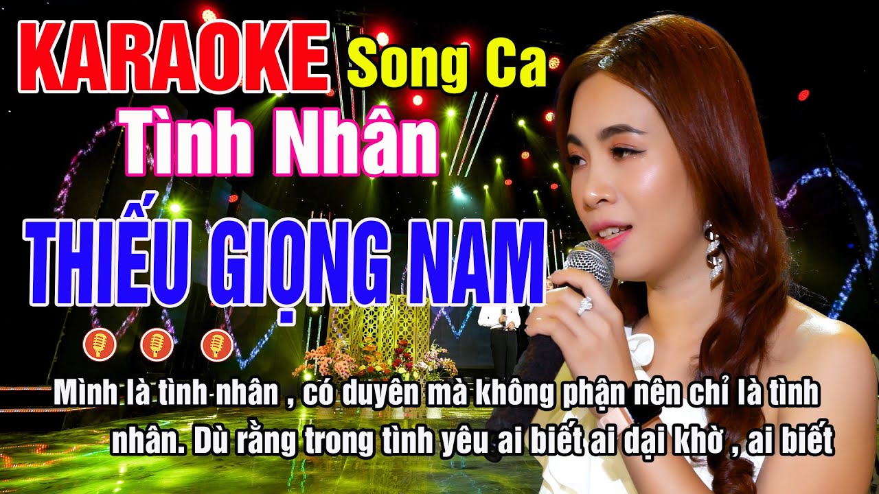 KARAOKE hát cùng Diễm Trang / Song Ca TÌNH NHÂN / THIẾU GIỌNG NAM