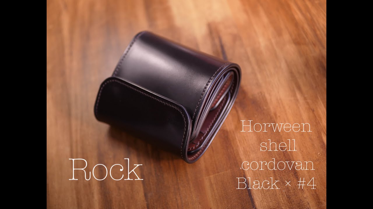 Rock / Horween shell cordovan Black × #4 2/20（金）20時前後にオンラインショップより販売致します。