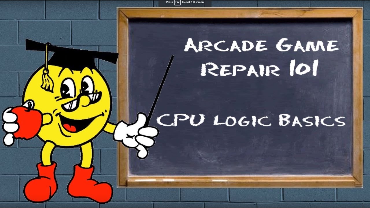Arcade Game Repair 101 - CPU Logic Basics