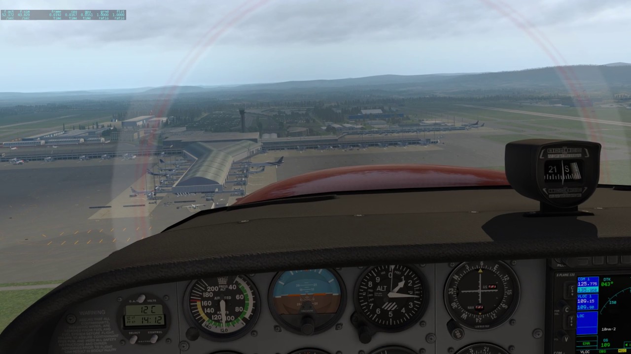 x-plane 11 | best freeware scenery addons | ENGM Oslo Airport | Cessna 172