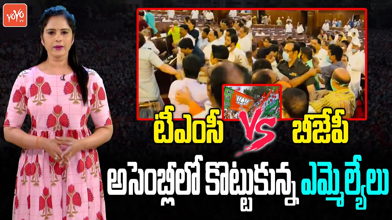 TMC- BJP MLA's Fight in West Bengal Assembly | Birbhum Violence | Trinamool Vs BJP | YOYO TV Channel
