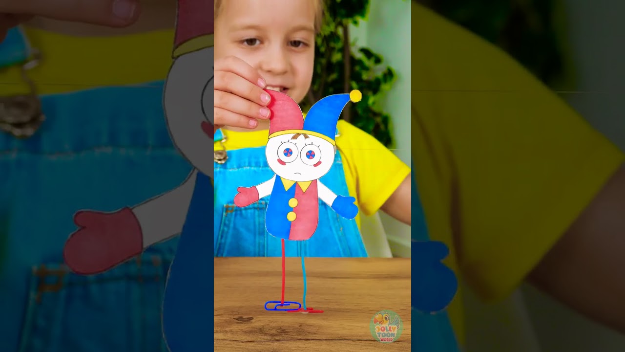 ✂️ Pomni Puppet Dance! 🎶 A Funny Paper Show! 😍