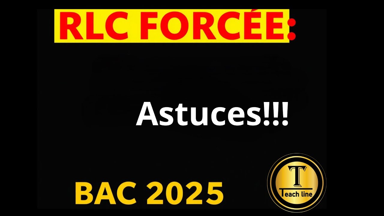04_RLC forcé: déphasage ,astuces, identifier la courbe de U(t) ..