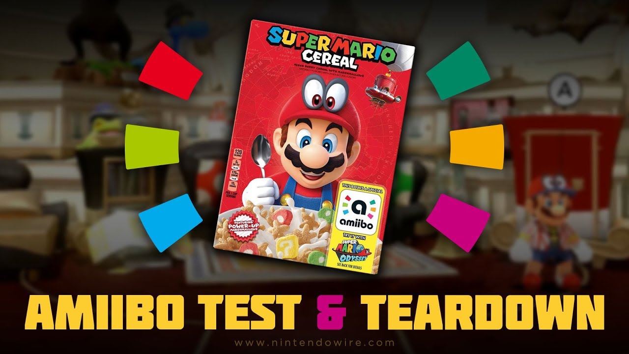 Super Mario Cereal amiibo Test and Teardown | Periscope Stream 12/21