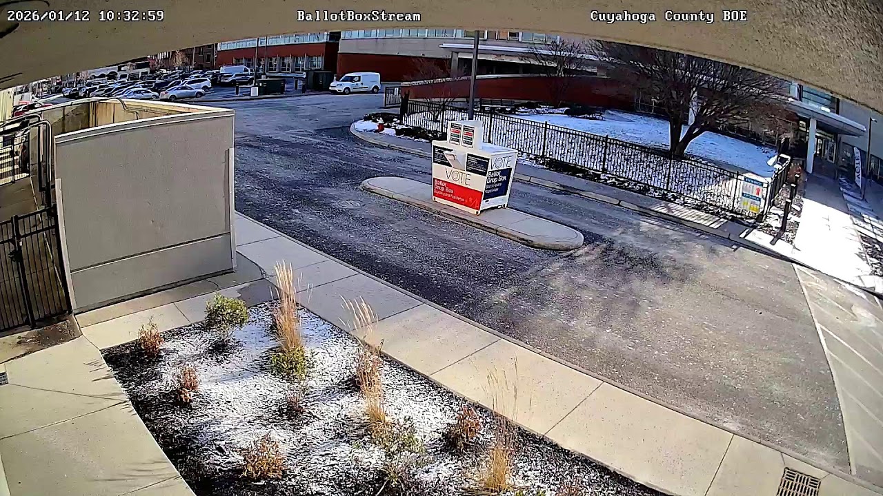 Cuyahoga Elections: Ballot Drop Box  - Live Stream
