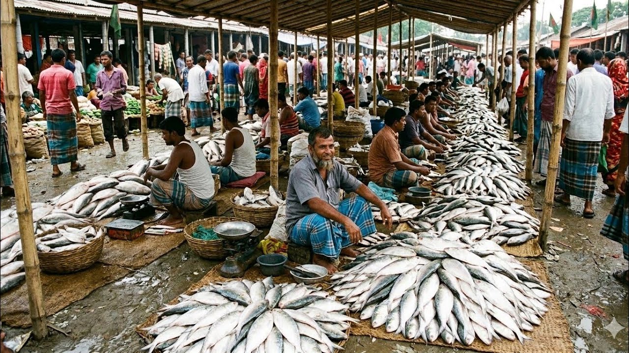 Amazing fish Market & Various fish market in Dhaka badda