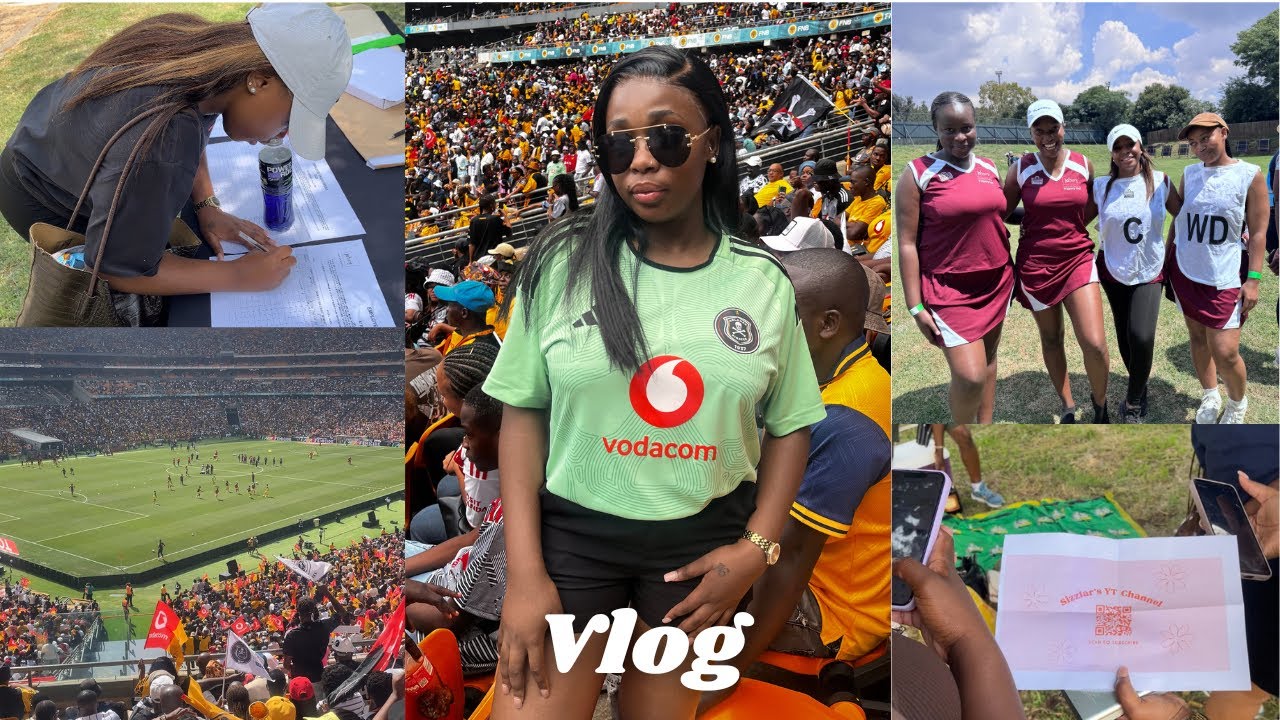 Sporty Vlog: Soweto Derby? Siphakathi Inside| Played Netball| New hair Who Dis?| SA YouTuber 