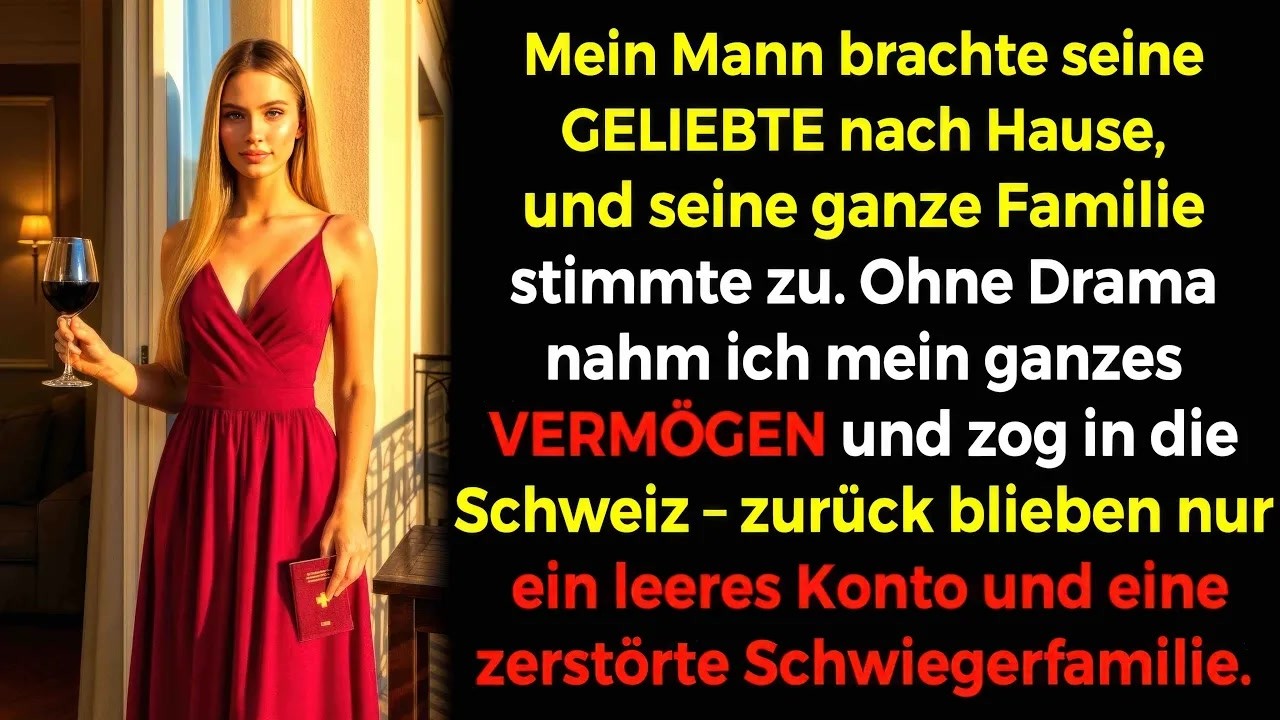 Mein Mann kam mit der Geliebten, die Familie nahm sie an, ich nahm alles 💰 und ließ sie im Ruin 👋😏