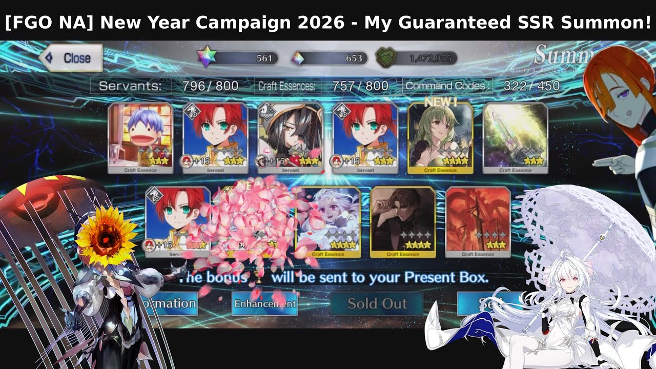[FGO NA] New Year Campaign 2026 - My Guaranteed SSR Summon!
