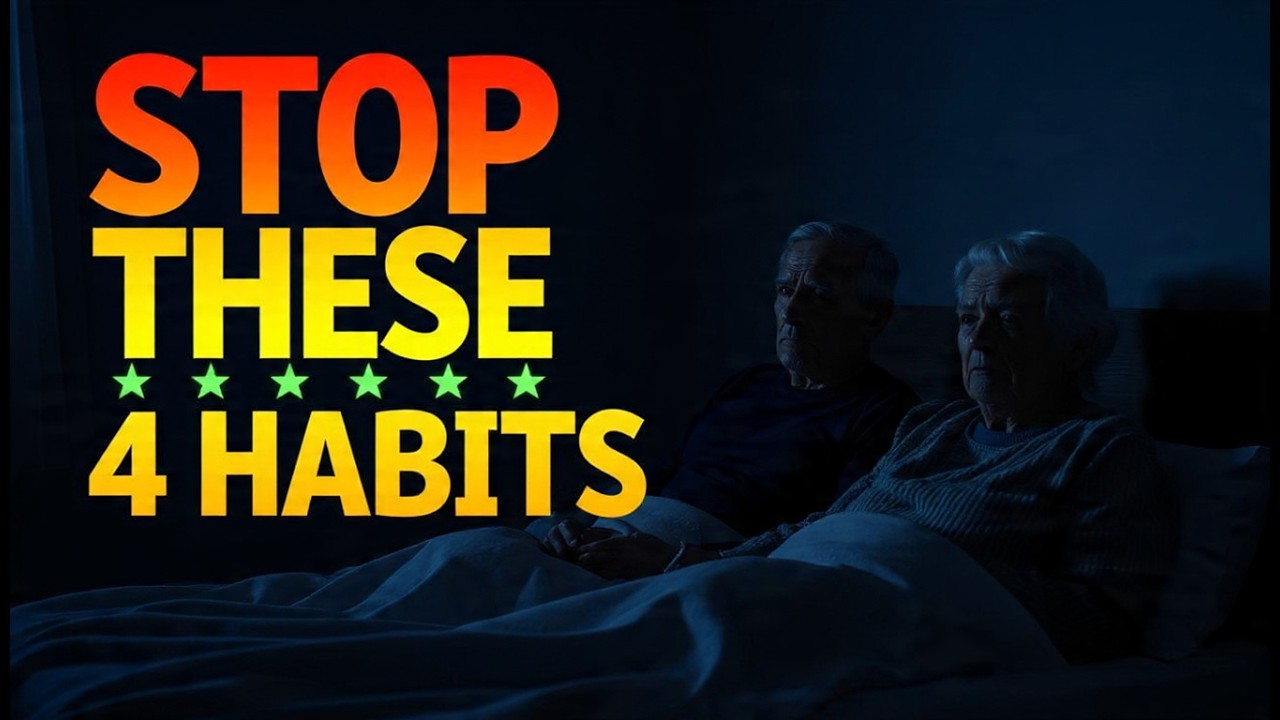 4 Nighttime Habits Seniors Over 70 Must Avoid🌙