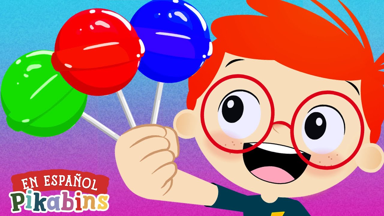 Las Paletas Multicolor 🍭🍭🍭 | Caricaturas para Bebes | Pikabins Canciones Infantiles Educativas