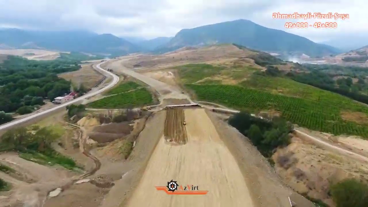 Əhmədbəyli - Füzuli - Şuşa avtomobil yolu (km 34+000÷km 51+000)