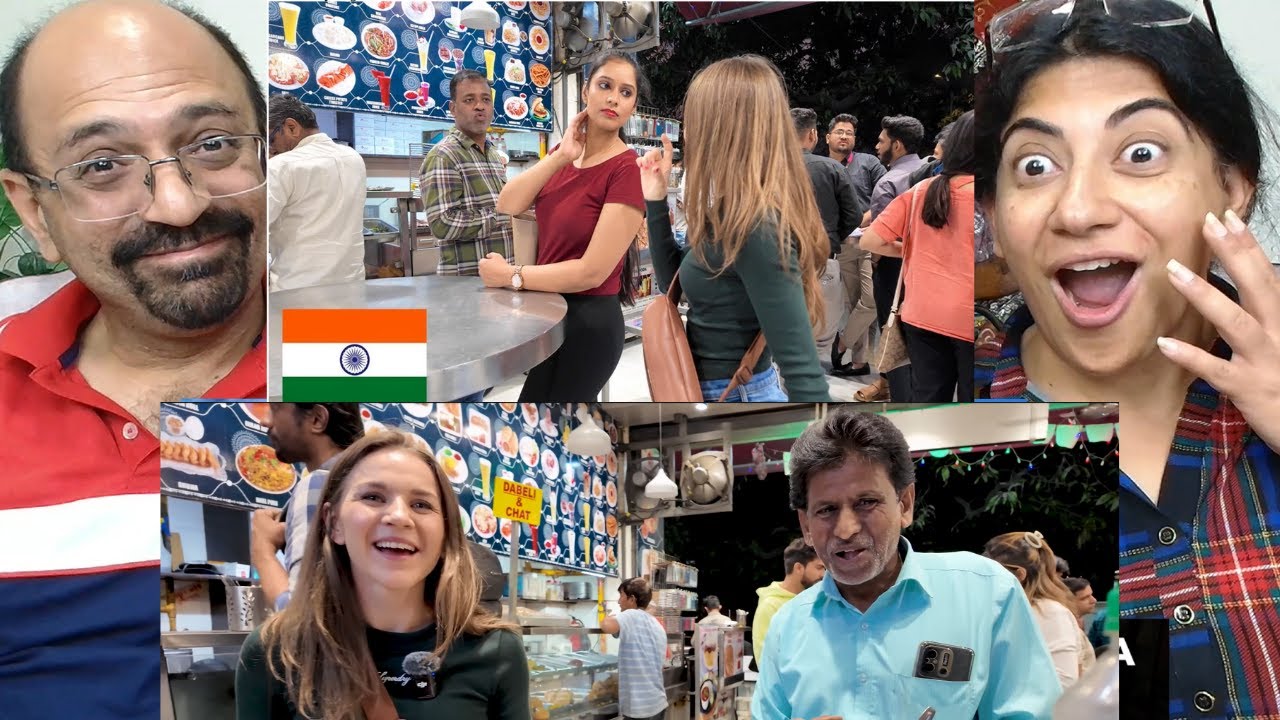 How Indians treat Foreigner in INDIA | Local Indian STREET FOOD spot!✨