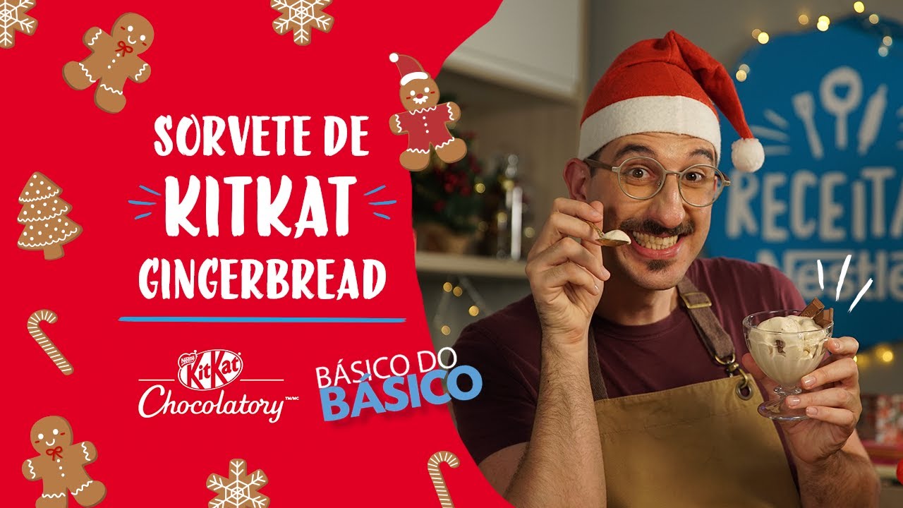 Sorvete de KITKAT® Gingerbread - Receitas Nestlé