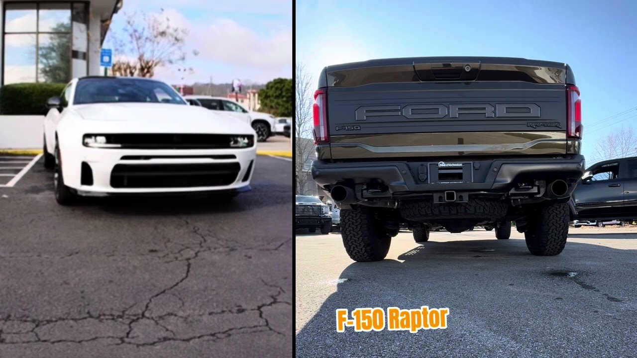 Better sound than a V8?? Maybe 🤔 or MAYBE NOT. Charger Six Pack & Raptor Exhaust Comparison. 