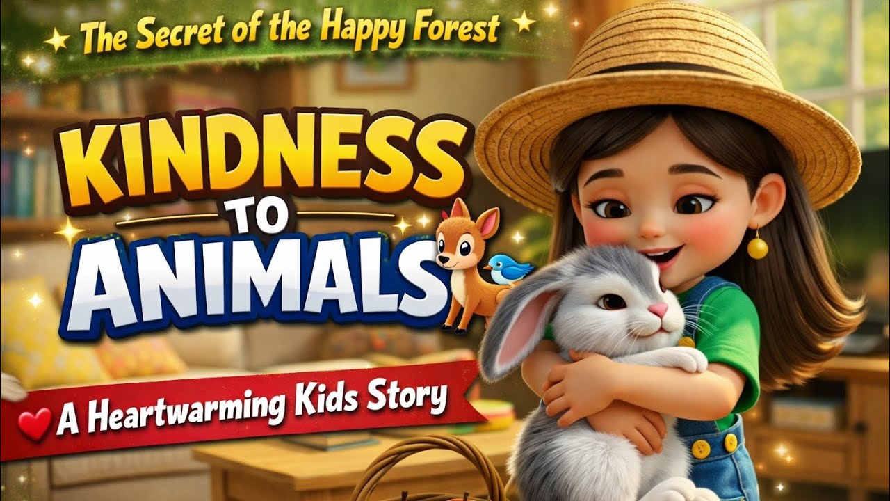 Kindness to animals. Moral story  Kids cartoon story. Jungle story. Silent jungle . Help animals #ai