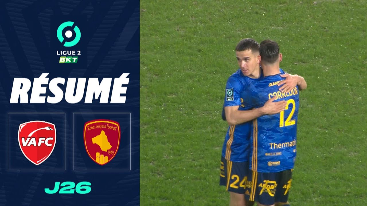 VALENCIENNES FC - RODEZ AVEYRON FOOTBALL (0 - 2) - Résumé - (VAFC - RAF) / 2023-2024