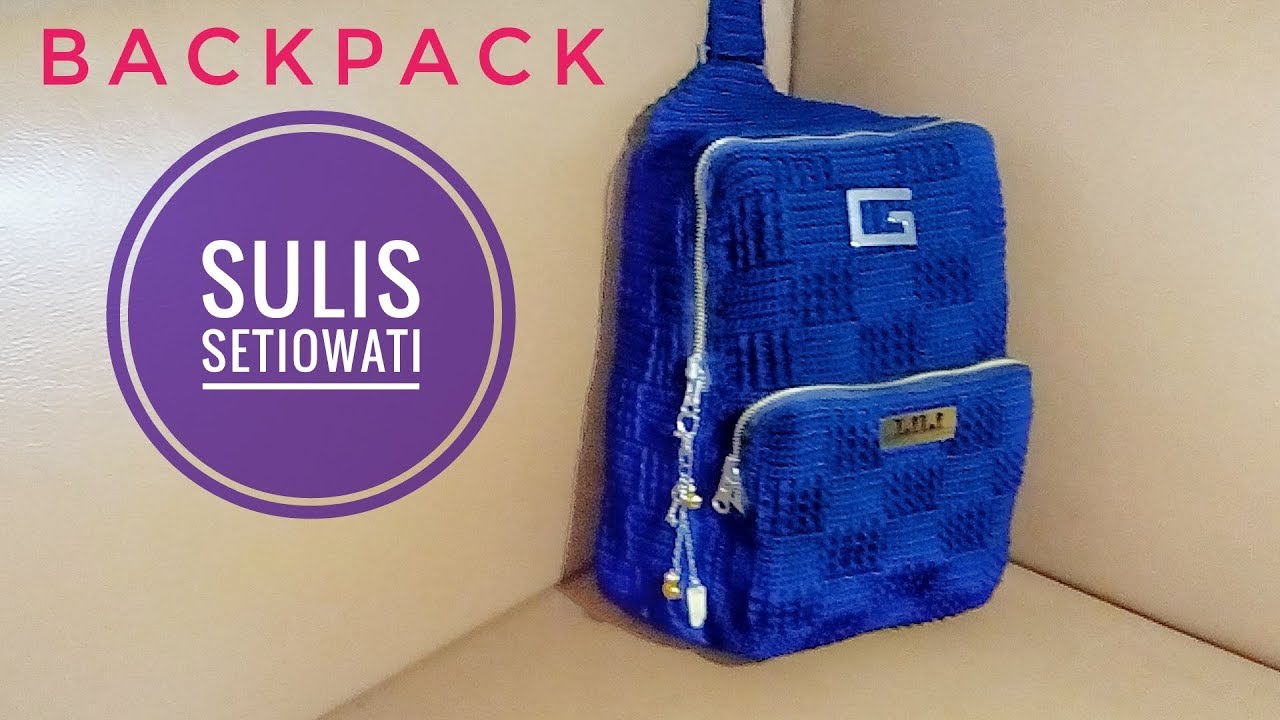 Crochet || how to make backpack crochet bag