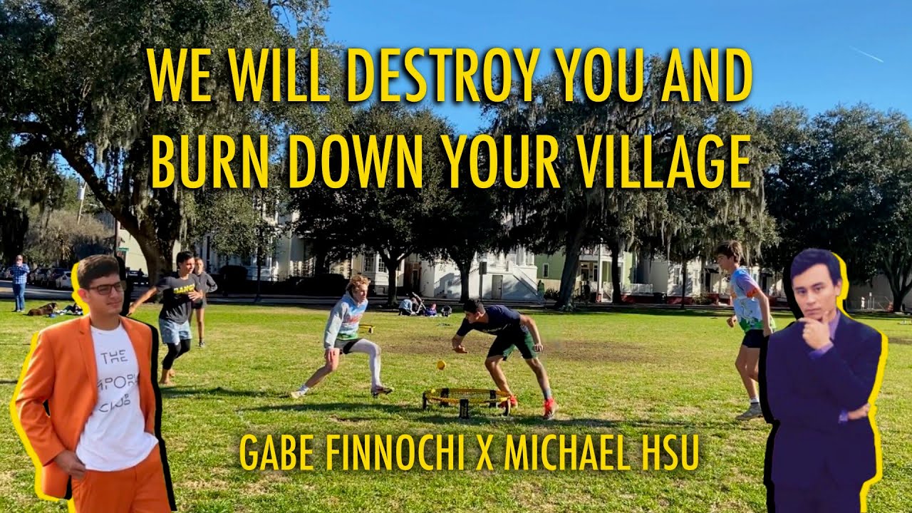 Gabe Finocchi X Michael Hsu | Roundnet Highlights | PRA Winter Slam; Savannah, GA