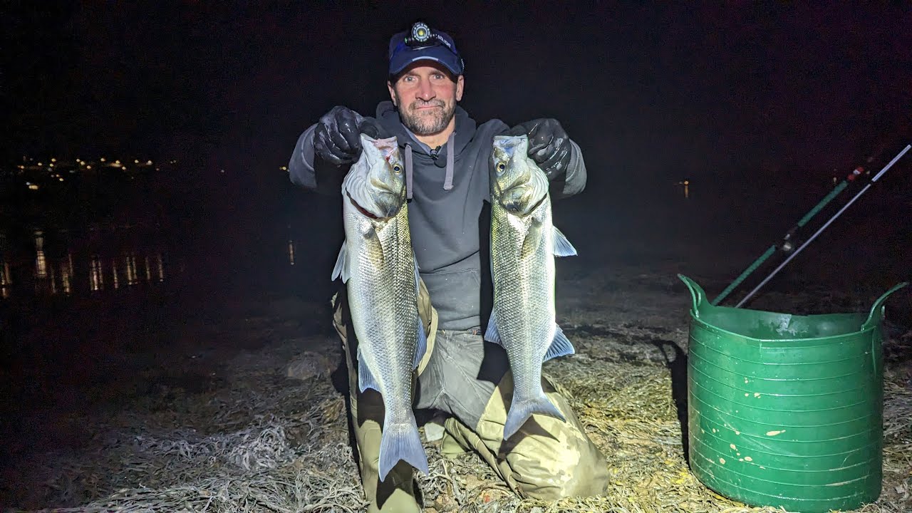 Ade 50 not out  - The bass master strikes again  - Moel y Don, Menai Straits