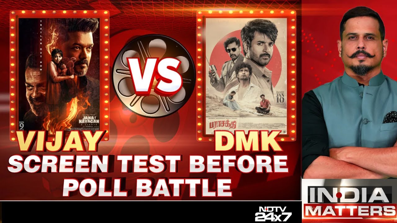 Jana Nayagan Vs Paraskthi Is on!: Screen 'Sandai': Vijay vs DMK