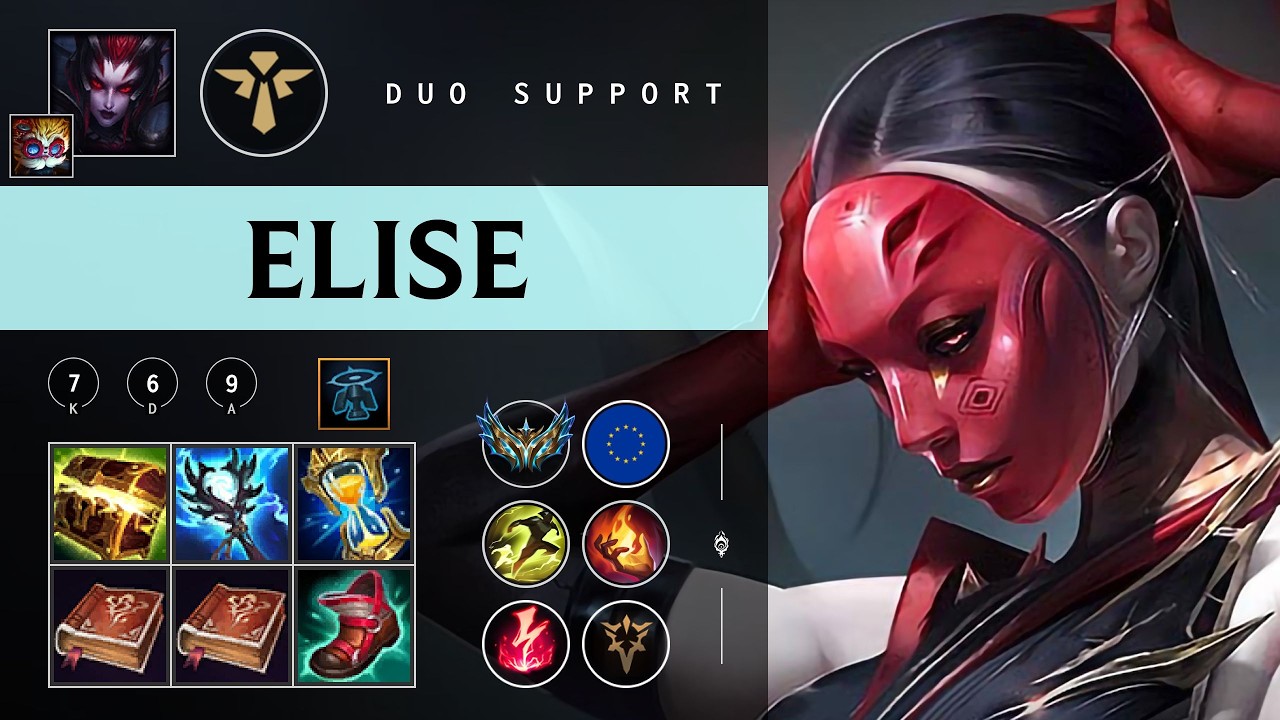 Elise Support vs Seraphine - EUW Challenger Patch 26.06