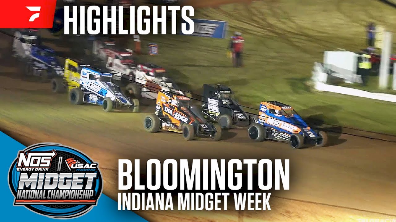 𝑯𝑰𝑮𝑯𝑳𝑰𝑮𝑯𝑻𝑺: USAC NOS Energy Drink National Midgets | Bloomington Speedway | June 7, 2024