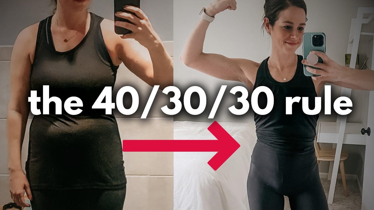 If I had to lose 35 lbs again, I'd do THIS
