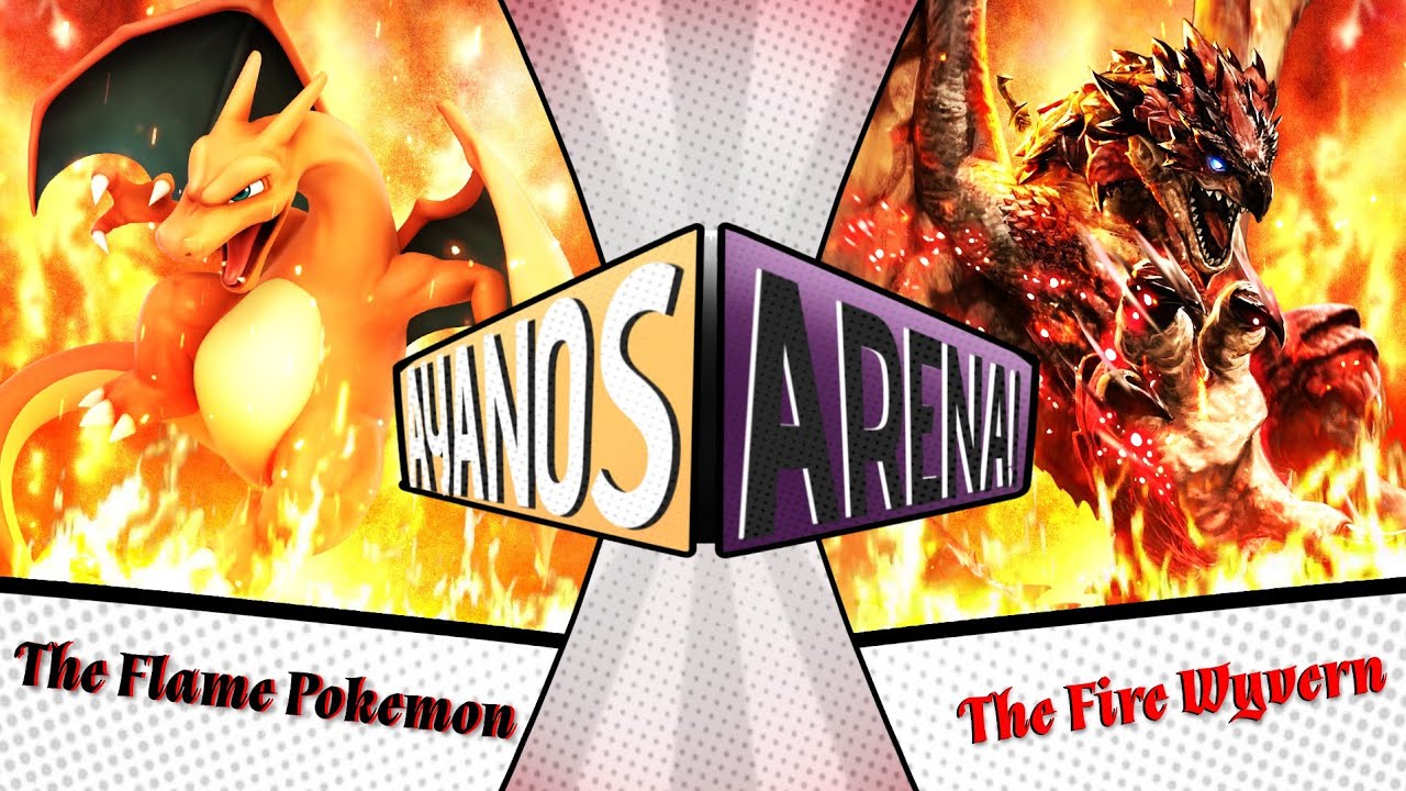 Charizard vs Rathalos (Pokémon vs Monster Hunter) Ayanos Arena!