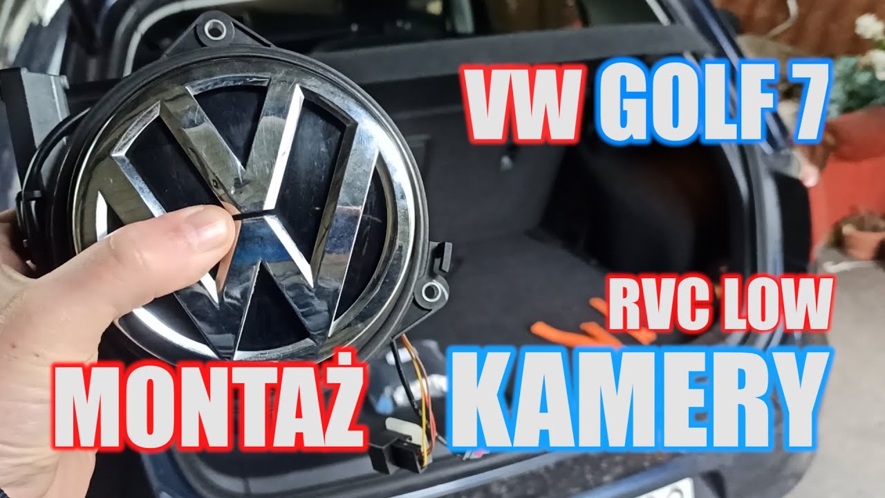 Jak zamontować Kamerę Cofania VW GOLF 7 [1.6 TDI CLHA]