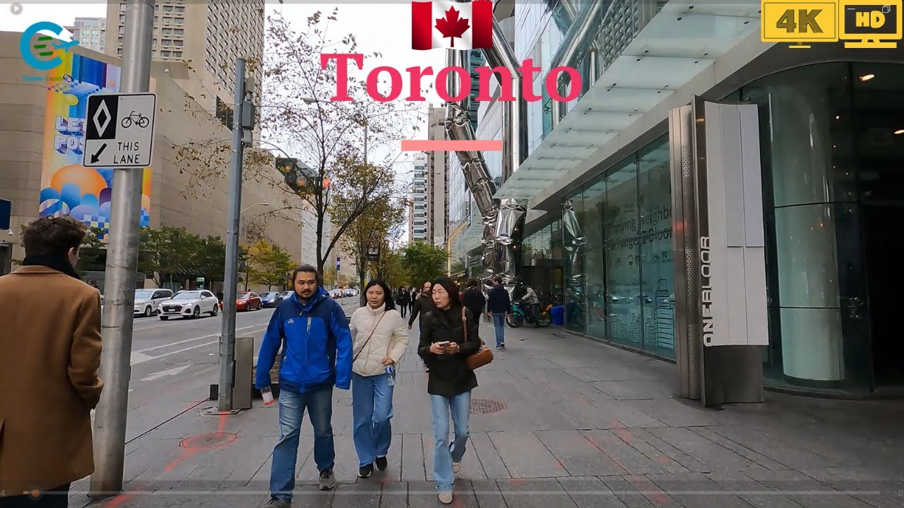 Walking Tour Bloor Street East Toronto 4K | Virtual Tour Downtown Toronto Canada